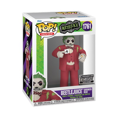 Beetlejuice Shrunken Head #1761 Entertainment Earth Exclusive