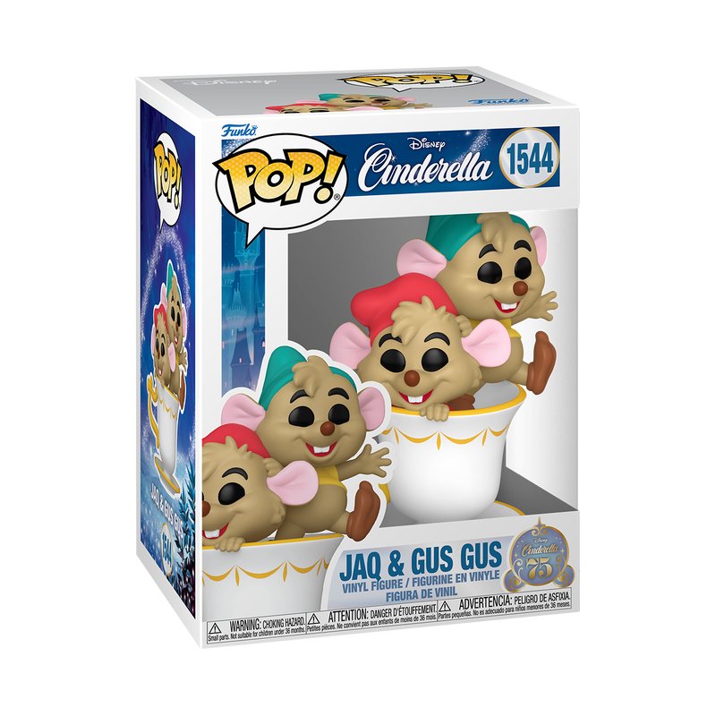 Jaq &amp; Gus Gus In Teacup #1544