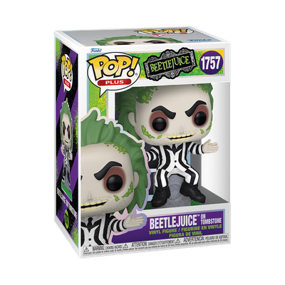 Beetlejuice On Tombstone #1757 Pop! Plus