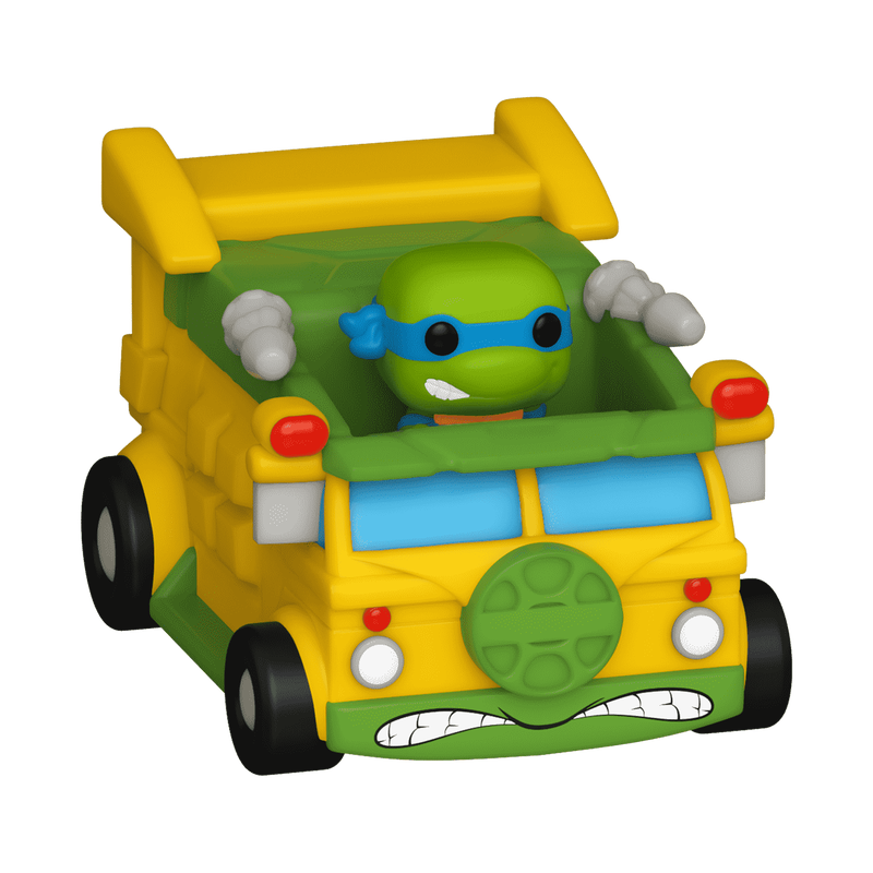 TMNT Leonardo &amp; Turtle Van Bitty Pop! Ride