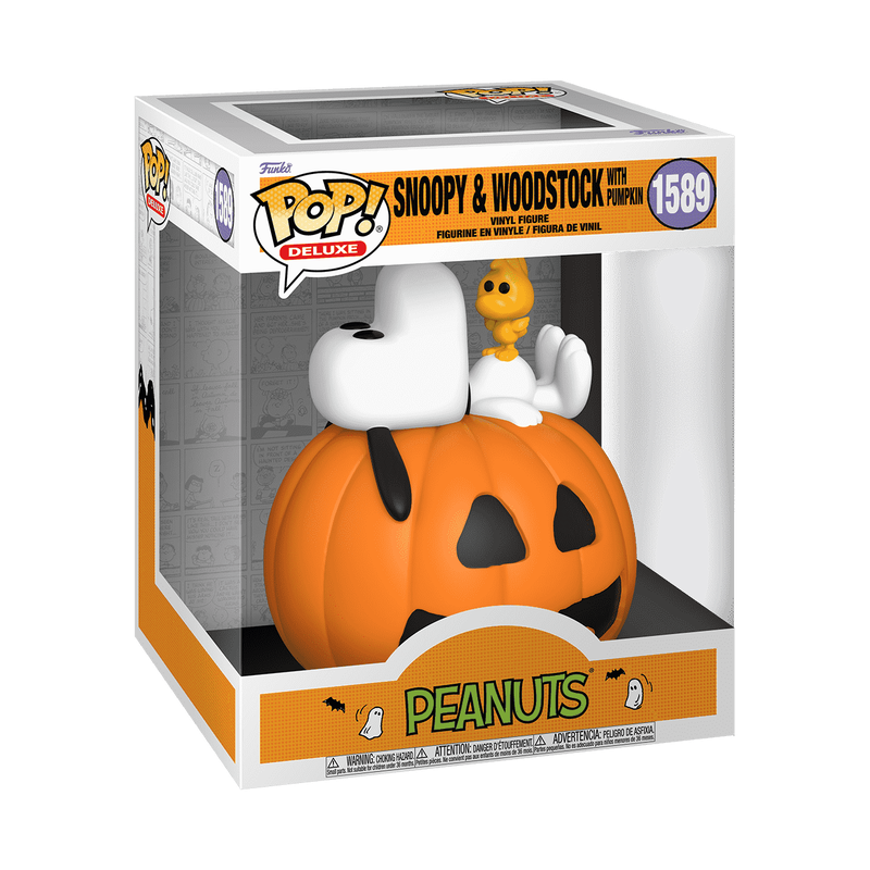 Snoopy &amp; Woodstock With Pumpkin #1589 6inch