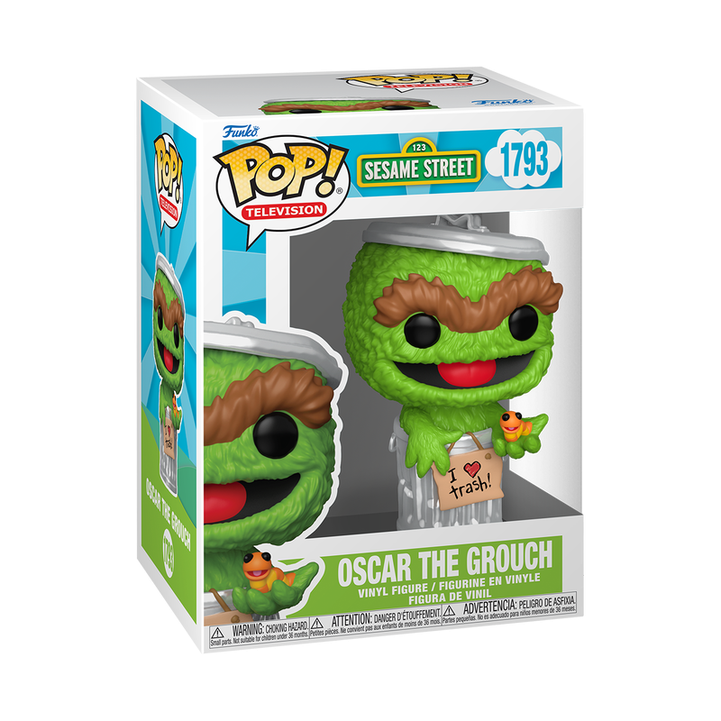 Oscar The Grouch With Slimey #1793