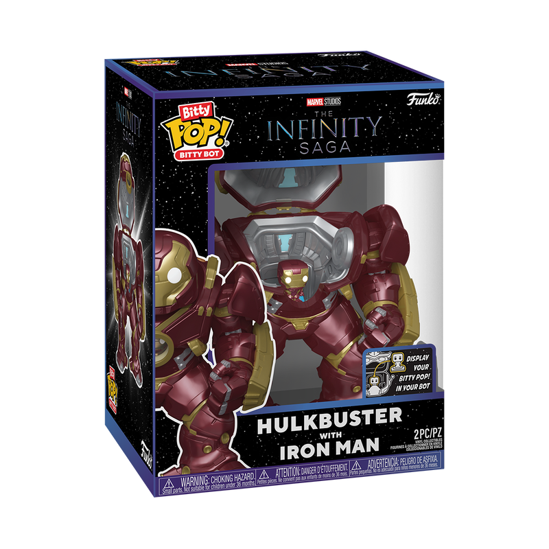 Hulkbuster With Iron Man Bitty Pop Bitty Bot