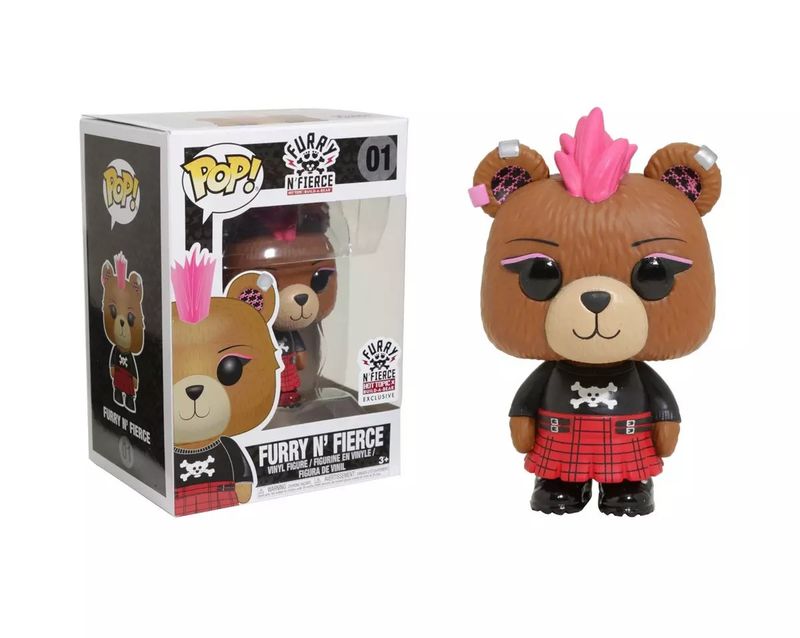 Furry N' Fierce #01 Hot Topic Build-A-Bear Exclusive