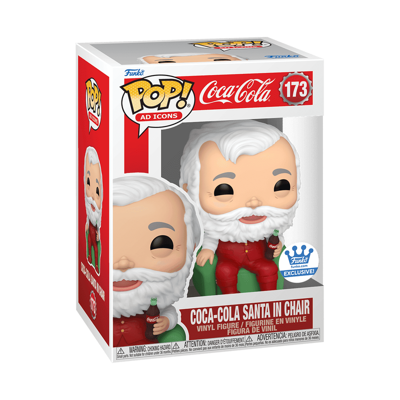 Coca-Cola Santa In Chair #173 Funko Shop Exclusive