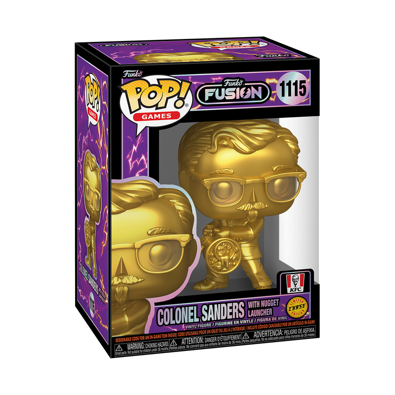 Colonel Sanders With Nugget Launcher #1115 KFC Funko Fusion Limited Edition Chase
