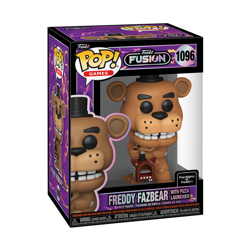 Freddy Fazbear With Pizza Launcher #1096 FNAF Funko Fusion