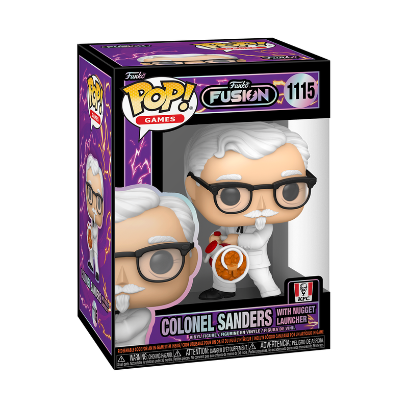 Colonel Sanders With Nugget Launcher #1115 KFC Funko Fusion