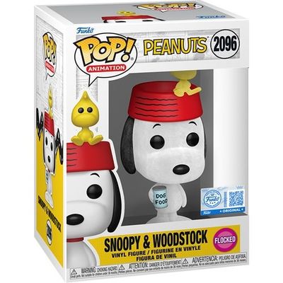 Snoopy &amp; Woodstock Flocked #2096 Peanuts Entertainment Earth Exclusive