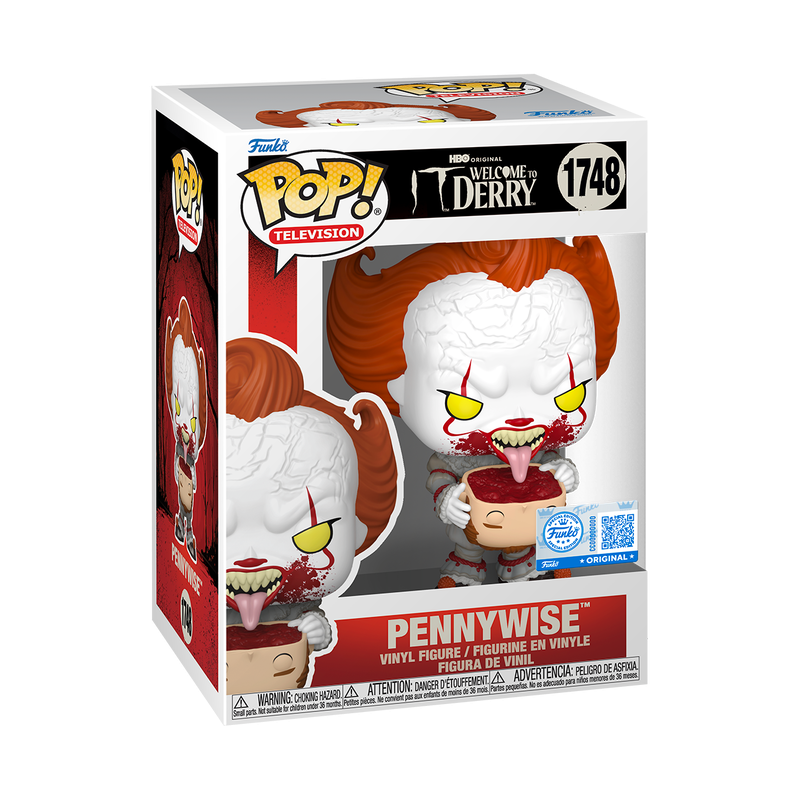 Pennywise #1748 (Licking Head) Welcome To Derry Funko Shop Exclusive