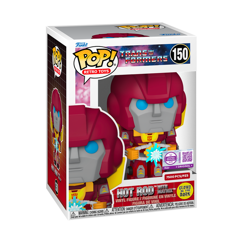 Hot Rod With Matrix #150 Transformer GITD Limited Edition Elite 7500 Pcs