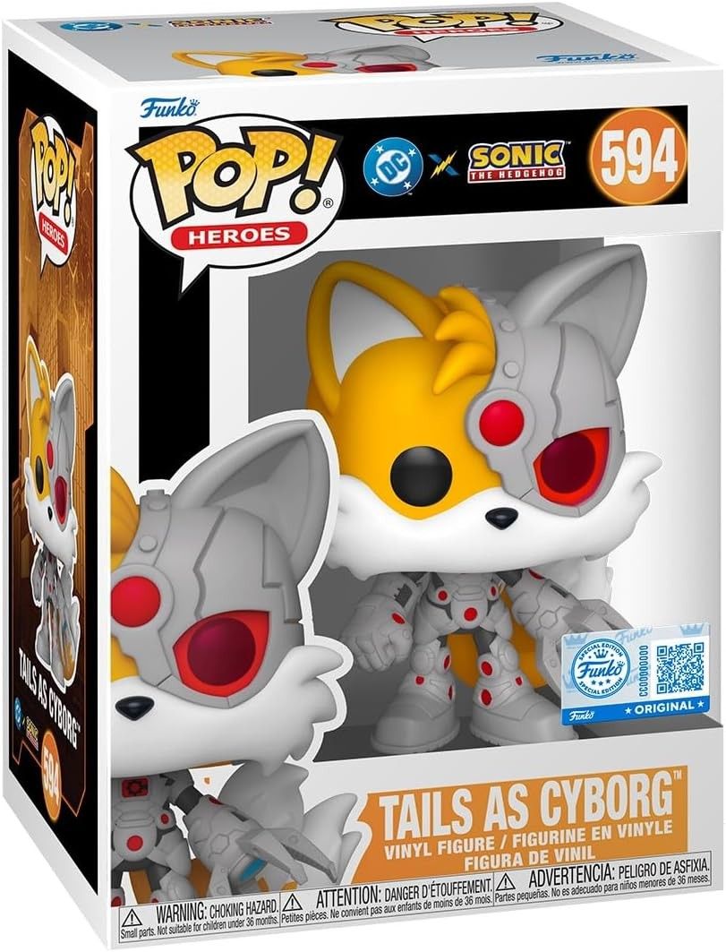Tails As Cyborg #594 Justice League X Sonic