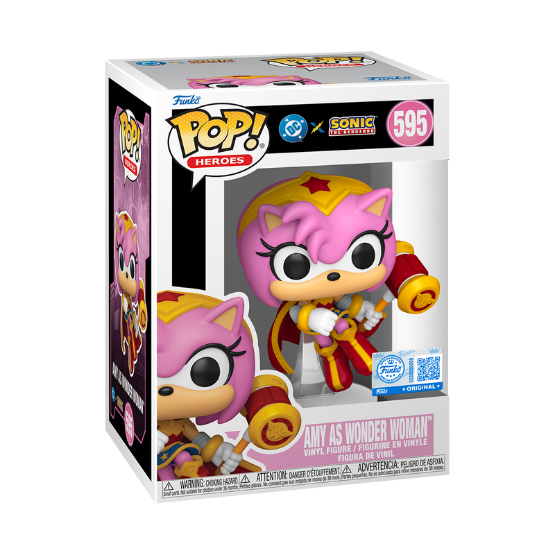 Amy As Wonder Woman #595 Justice League X Sonic
