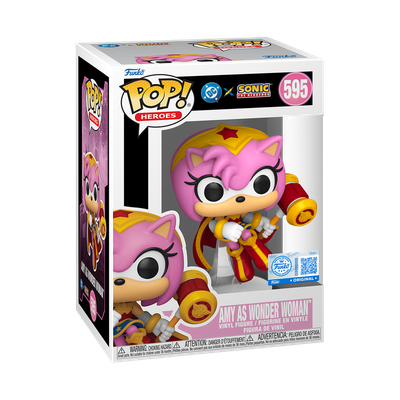 Amy As Wonder Woman #595 Justice League X Sonic