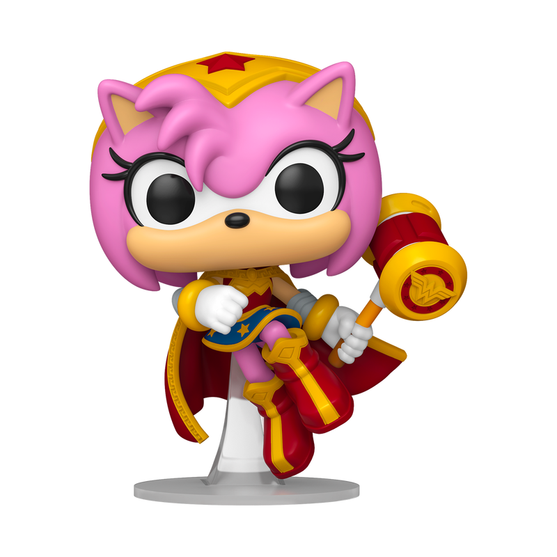 Amy As Wonder Woman #595 Justice League X Sonic