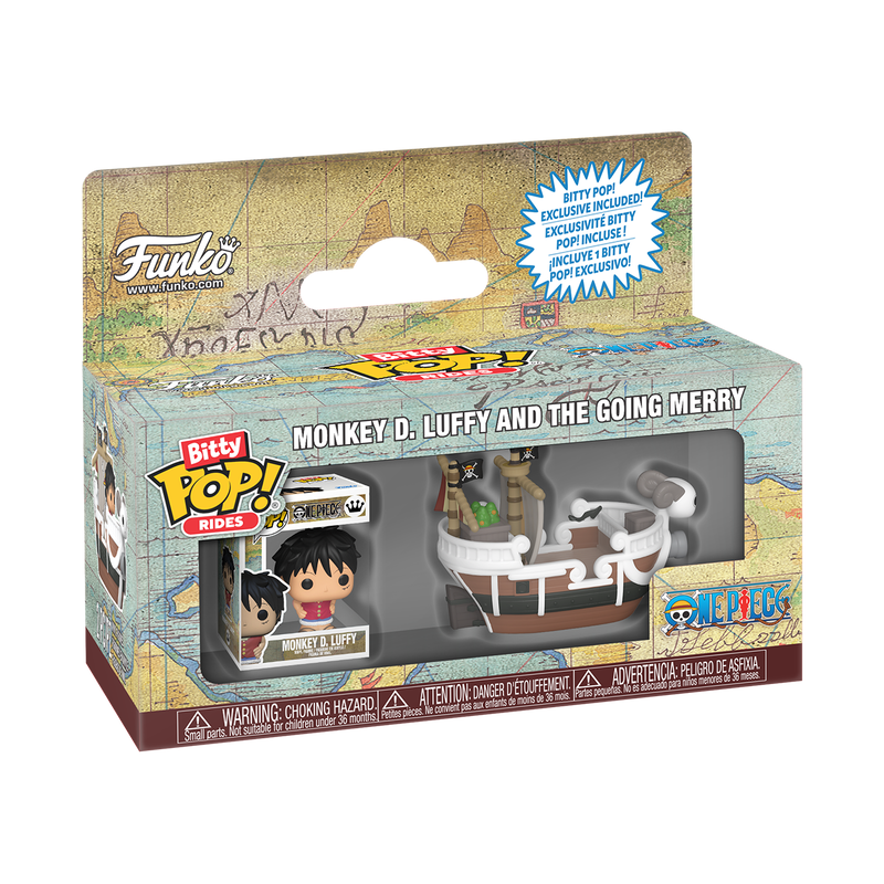Monkey D Luffy With Going Merry Bitty Pop