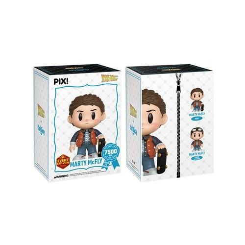 Back To The Future Marty McFly With Skateboard Pix! Vinyl Figure - 2026 Convention Exclusive