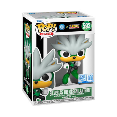 Silver As Green Lantern #592 Justice League X Sonic