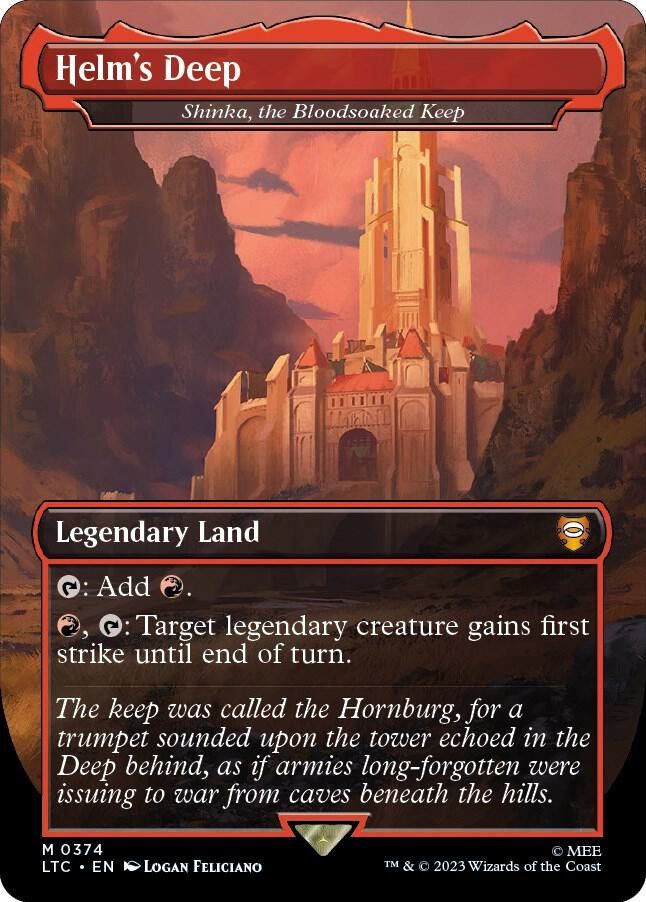 Helm's Deep #0374 Shinka, The Bloodsoaked Keep The Lord Of The Rings Tales Of Middle-Earth