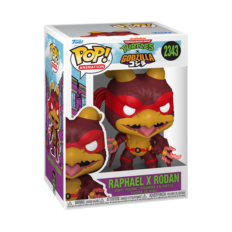 Raphael X Rodan #2343 TMNT X Godzilla