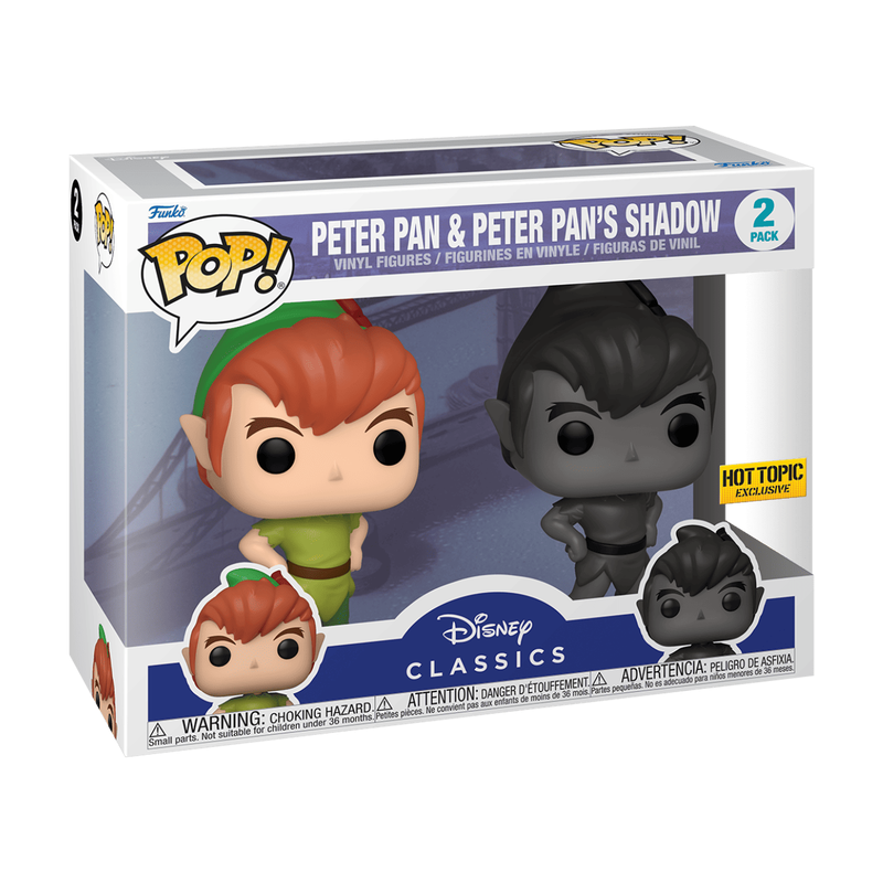 Peter Pan &amp; Peter Pan's Shadow 2 Pack HT Exclusive