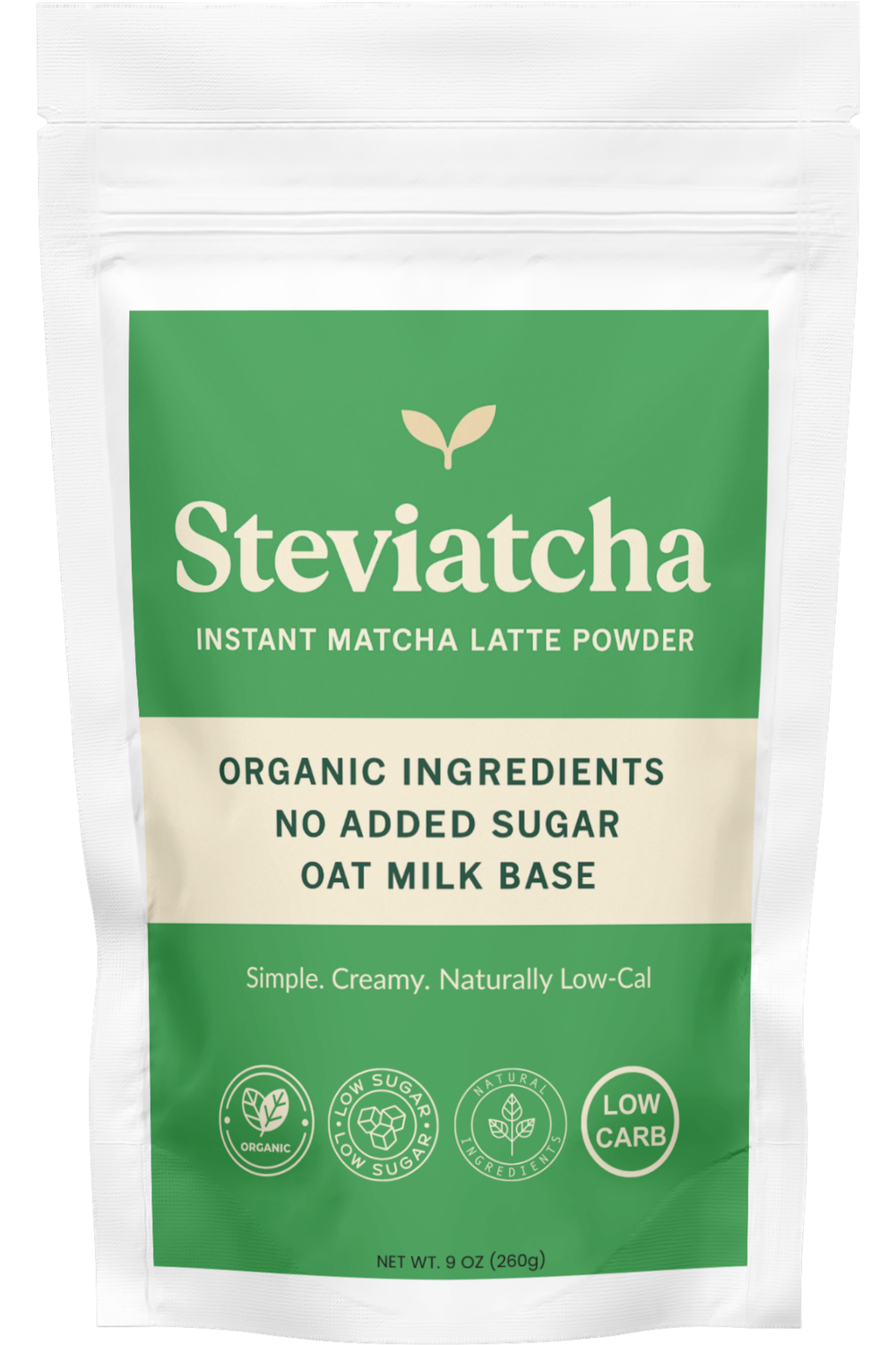 Organic Instant Matcha Latte Powder Unflavored 7 oz