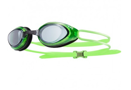 Очки для плавания TYR BLACKHAWK RACING, цвет: 085 зелёный