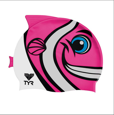 Шапочка для плавания TYR HAPPY FISH CAP