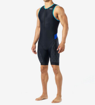 Стартовый костюм для триатлона TYR MEN'S COMPETITOR PADDED FRONT ZIP TRI SUIT