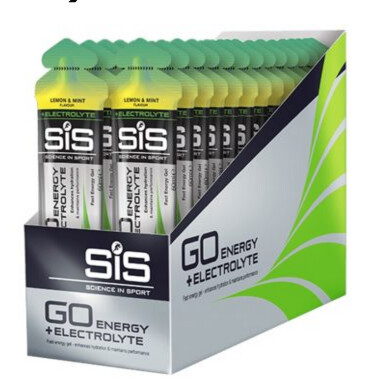 SiS Go + Electrolyte Gels, Лимон/мята (упаковка 30шт)