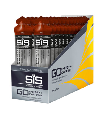 SiS Go Isotonic Energy Gels + Caffeine, 60 ml, энергетический гель с кофеином (75 мг.), Кола (упаковка 30шт)