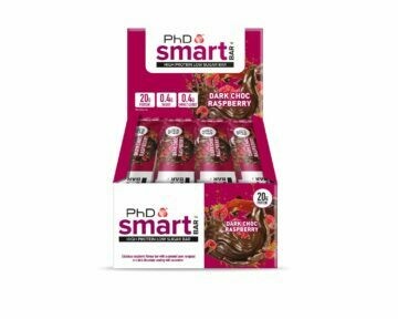 PhD Smart Bar, Тёмный шоколад/Малина (Упаковка 12 шт) PhD Smart Bar, Тёмный шоколад/Малина (Упаковка 12 шт)