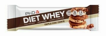 PhD Diet Whey Bar, Тройное шоколадное печенье PhD Diet Whey Bar, Тройное шоколадное печенье