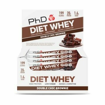 PhD Diet Whey Bar, Двойной шоколадный брауни (Упаковка 12 шт) PhD Diet Whey Bar, Двойной шоколадный брауни (Упаковка 12 шт)