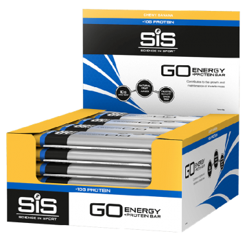 SiS Go Energy + Protein Bar, Сушенный банан (Упаковка 24 шт) SiS Go Energy + Protein Bar, Сушенный банан (Упаковка 24 шт)