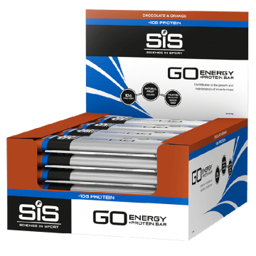 SiS Go Energy + Protein Bar, Шоколад/Апельсин (упаковка 24 шт) SiS Go Energy + Protein Bar, Шоколад/Апельсин (упаковка 24 шт)