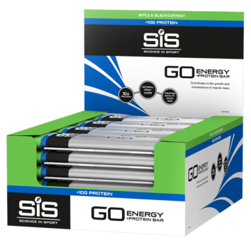 SiS Go Energy + Protein Bar, Яблоко/Чёрная смородина (Упаковка 24 шт) SiS Go Energy + Protein Bar, Яблоко/Чёрная смородина (Упаковка 24 шт)