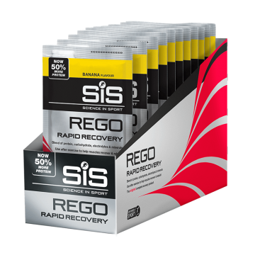 SiS Rego Rapid Recovery, Банан, 50 гр (упаковка 18 шт)