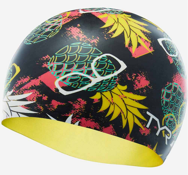 Шапочка для плавания TYR PINEAPPLE MAN SWIM CAP Шапочка для плавания TYR PINEAPPLE MAN SWIM CAP