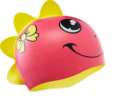 Шапочка для плавания TYR KIDS’ DINO DIVA SWIM CAP