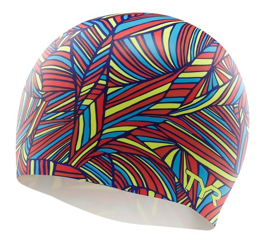 Шапочка для плавания TYR Prism Silicone Swim Cap Цвет: Мульти (960)