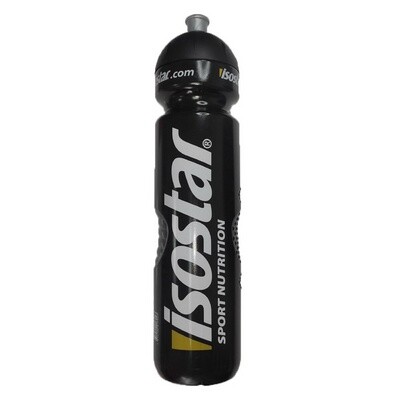Спортивная бутылочка Isostar 1000 мл, Цвет: Черная с чёрной крышкой