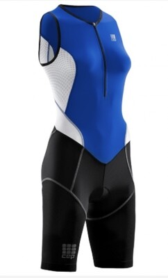 Женский компрессионный стартовый костюм для триатлона CEP Triathlon SkinSuit