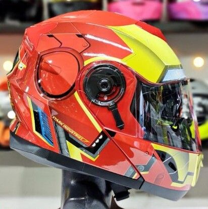 IRONMAN Casco para Motocicleta con Máscara Y Gafas Casco Retro Jet CERT DOT
