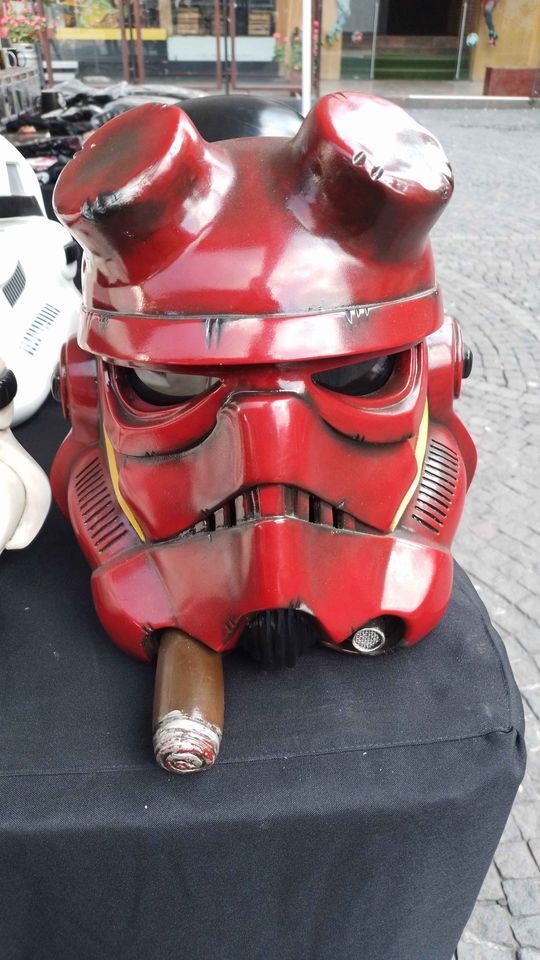 HELLBOY Casco para Motocicleta con Máscara Y Gafas Casco Retro Jet CERT DOT