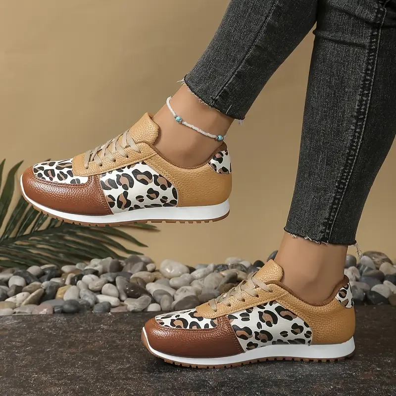 Women's Leopard Sneakers In 2 Colors