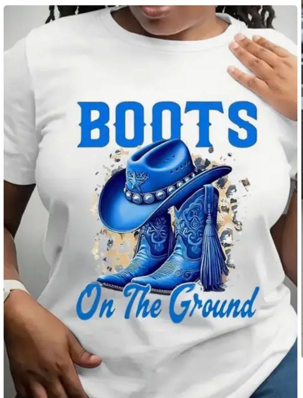 Women's Boots On The Ground Tee Shirts