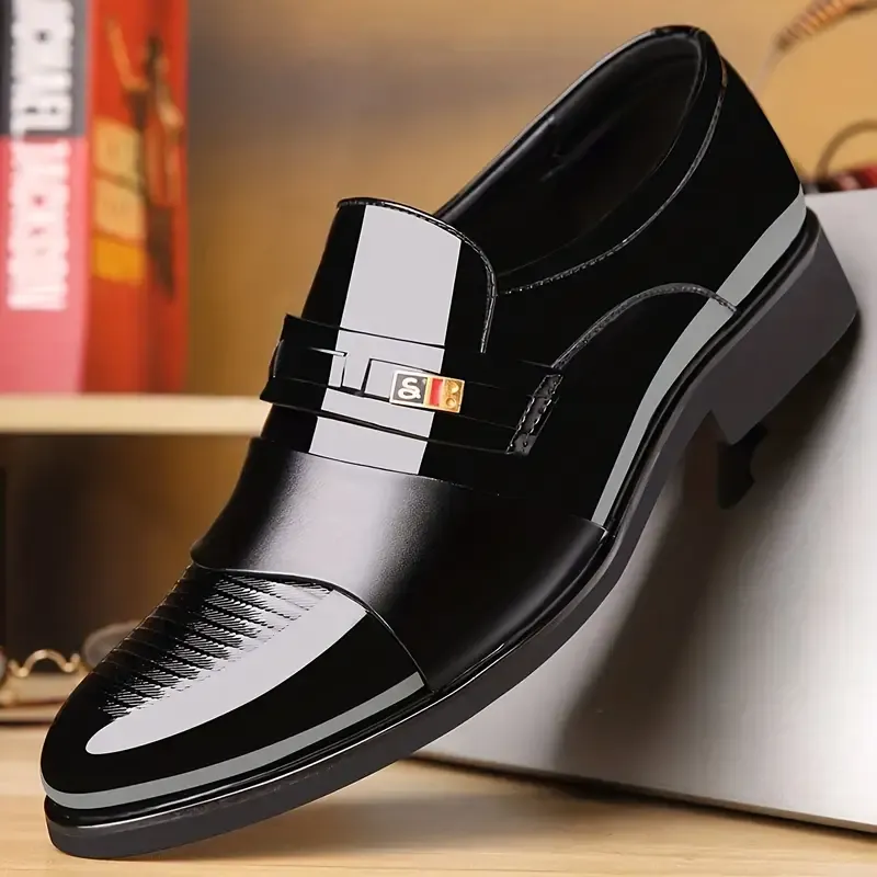 Men's Slip-On Business Oxfords Dress Shoes- In 2 Colors