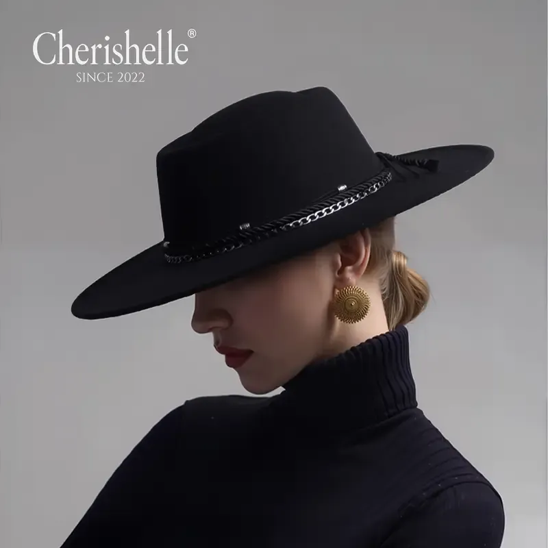 Women & Men's Fedora Hat With Wide Brim  In 4 Great Colors