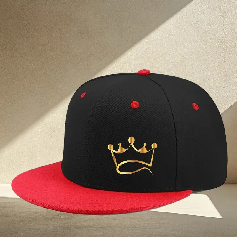 Neutral Hip-Hop Flat Baseball Cap, Casual And Simple Street Wear Flat Brim